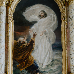 Altarbild "Der sinkende Petrus"