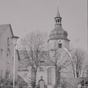 Alte Ansicht der Kirche